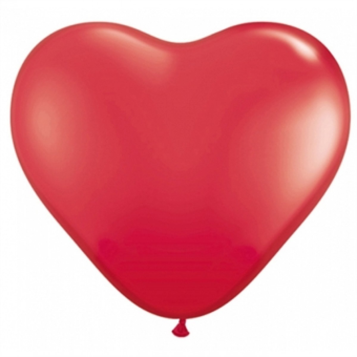 Akcesoria - Balony 16'' Serca, Pastel czerwony - 6 szt.