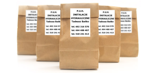 Torebki papierowe białe, 5 szt Bańko