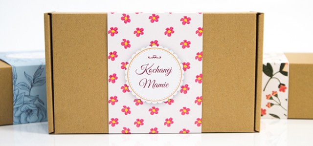 Akcesoria - Owijka okolicznościowa różowe kwiaty