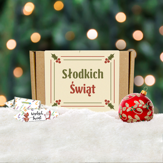 Akcesoria - Słodkie pudełko - Kremowy ostrokrzew