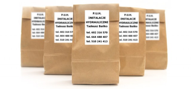 Akcesoria - Torebki papierowe białe, 5 szt Bańko