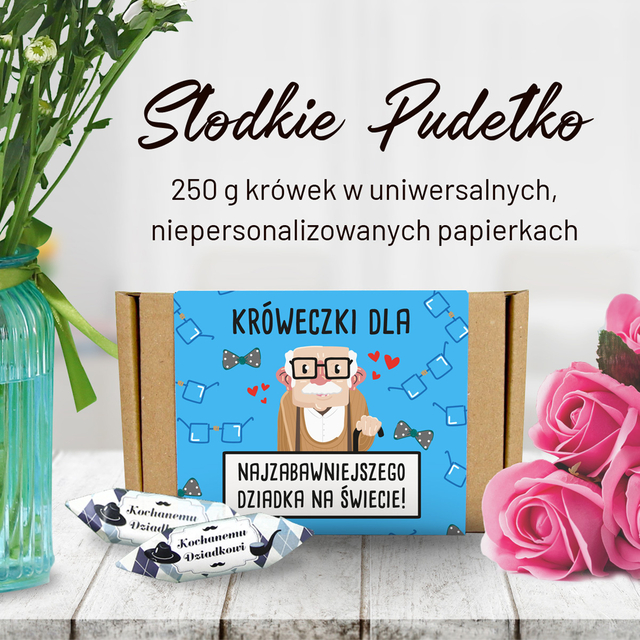 Akcesoria - Słodkie pudełko - Zabawny dziadek
