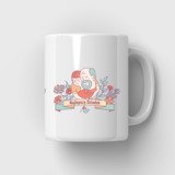 Akcesoria - Zestaw upominkowy dla Babci i Dziadka - Kwieciste podziękowanie 