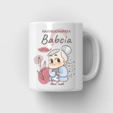 Akcesoria - Zestaw upominkowy z czekoladą dla Babci  - Babcia na spacerze