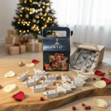 Pudełko domek - Gwiazdkowe prezenty