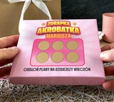 Bombonierka - Bomboniera ZDRAPKA AKROBATKA