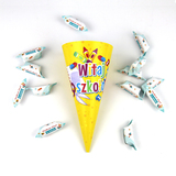 Akcesoria - Tutka szkolna - Żółta z przyborami