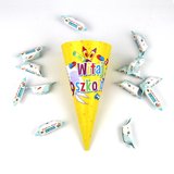 Akcesoria - Tutka szkolna - Żółta z przyborami