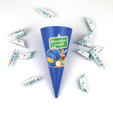 Akcesoria - Tutka szkolna - Niebieska z plecakiem