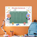 Akcesoria - Plan lekcji - Uśmiechnięte kwiaty