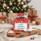 Słodkie kuferki - Rysowany czerwony