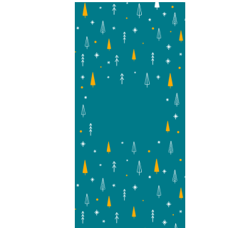 Słodkie pudełka - Zielone choinki