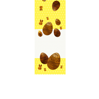 Torebki na cukierki - Czekoladowe pisanki (5 szt)