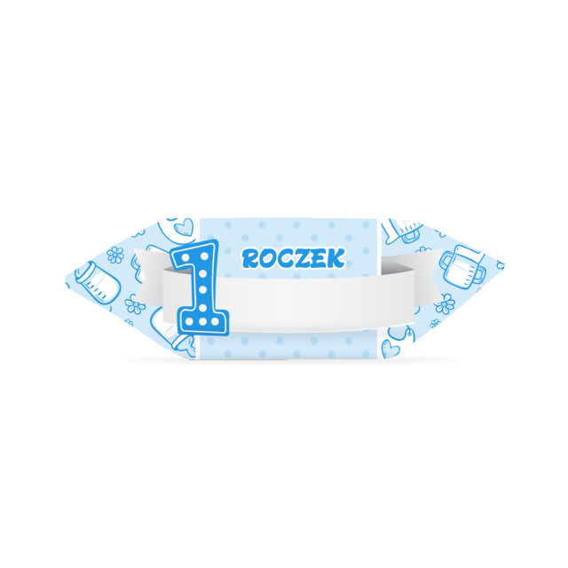 Krówki - Niebieskie grzechotki i serduszka