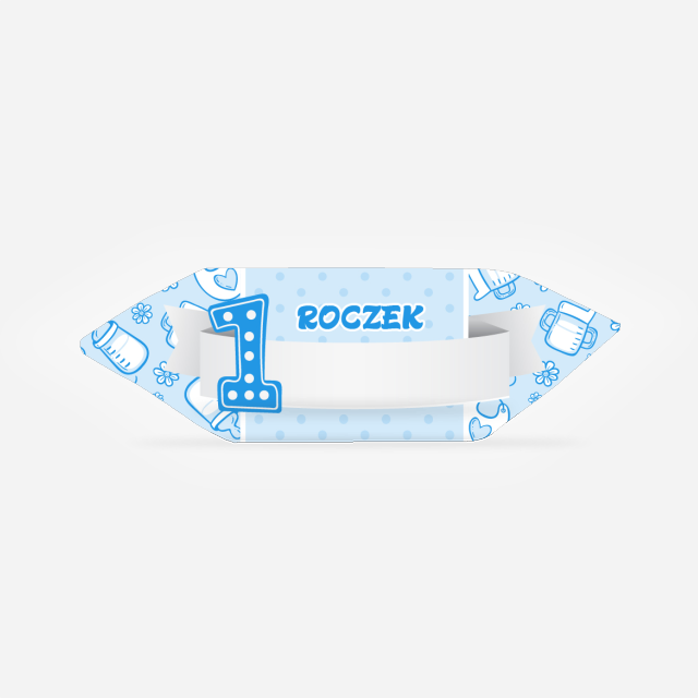 Krówki - Niebieskie grzechotki i serduszka