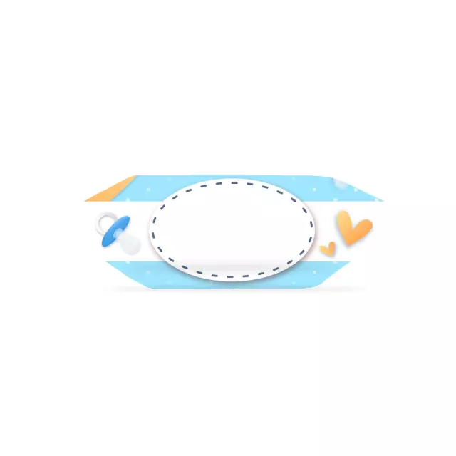 Krówki - Niebieska butelka i agrafki