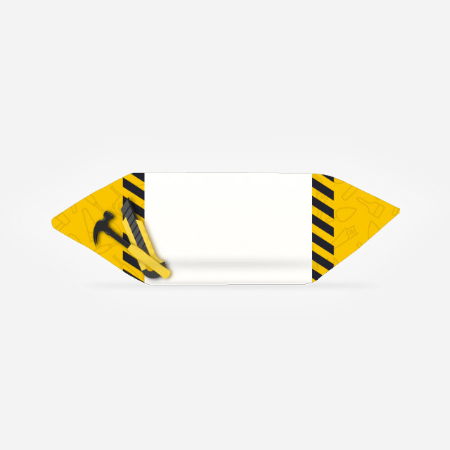 Krówki - Czarno-żółte paski