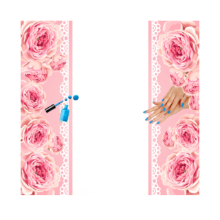 Krówki - Róże i pomalowane paznokcie