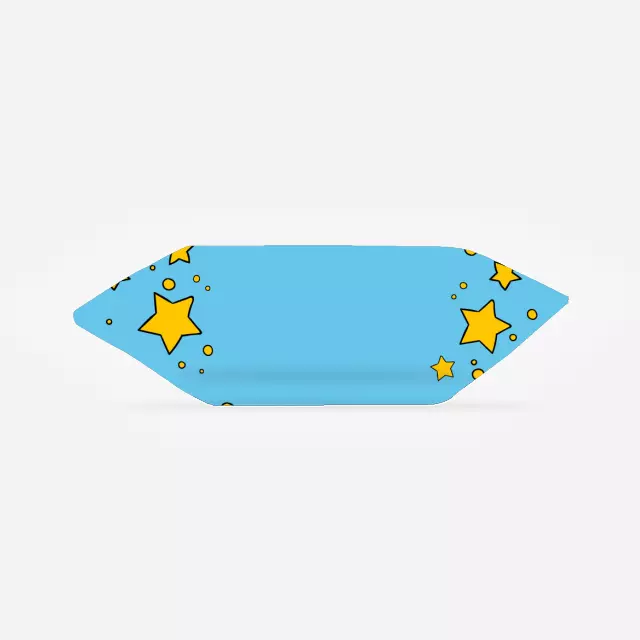 Krówki - Żółte gwiazdki na niebieskim tle