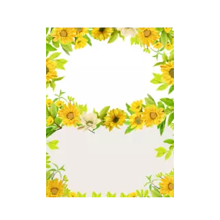 Kalendarze - Żółte kwiaty