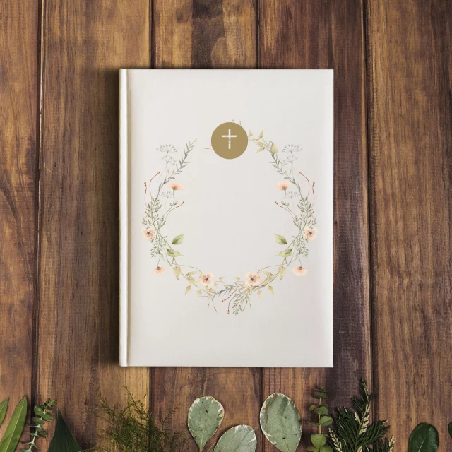 Biblia - Różowe kwiaty