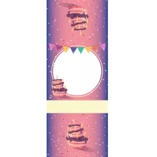 Owijki - Fioletowe konfetti