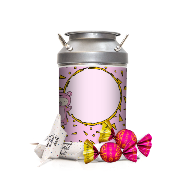 Krówki w kance - Różowe trójkąty