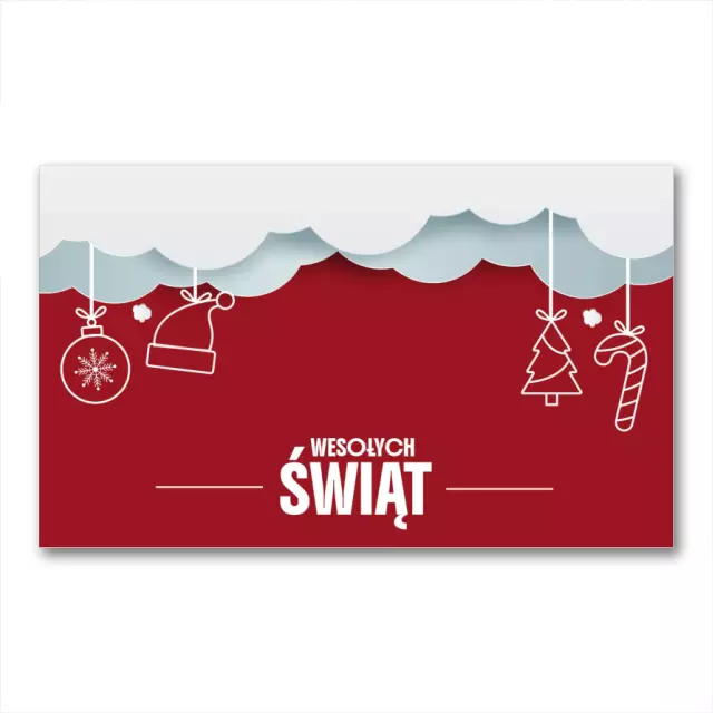 Pudełka 13,5x8x4,5 cm - Czerwony klimat