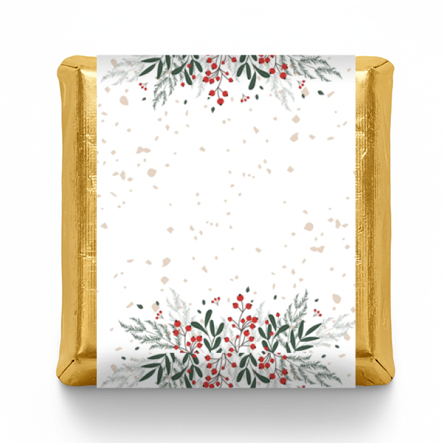 Czekoladki pistachio - Świąteczna gałązka