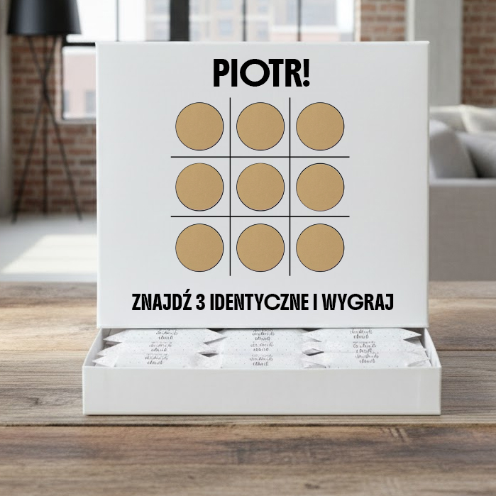 Bombonierka - BOMBONIERKA ZDRAPKA NA WALENTYNKI