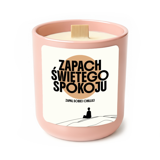 Świeczka - Świeca sojowa - zapach świętego spokoju
