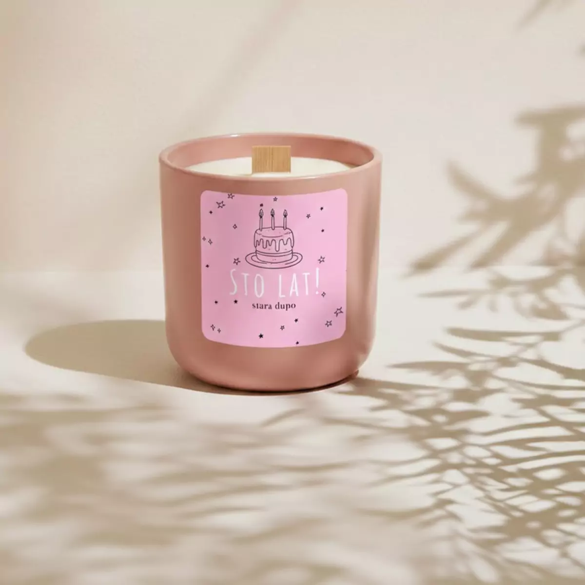 Świeczka - STO LAT! stara dupo