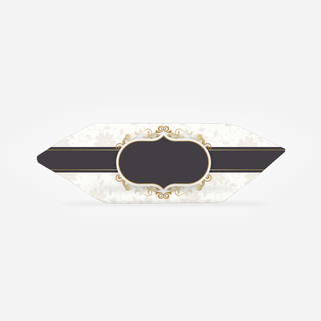 Krówki - Złoto-siwy ornament