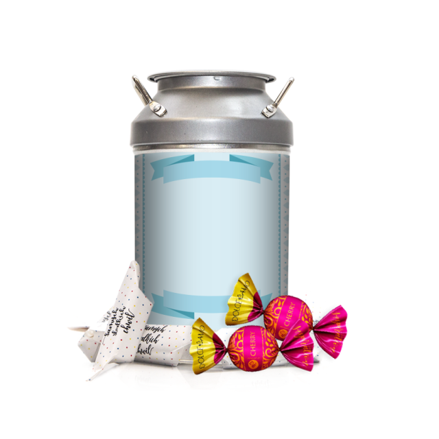 Krówki w kance - Niebieskie branka na sznurku