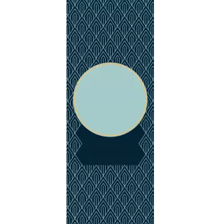 Owijki - Granatowo-zielone wzorki