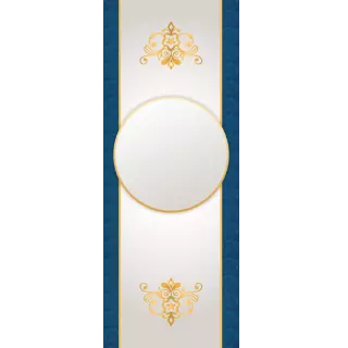 Owijki - Eleganckie niebieskie kwiaty