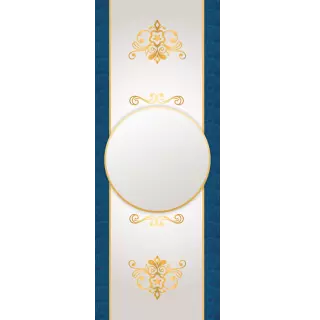 Owijki - Eleganckie niebieskie kwiaty