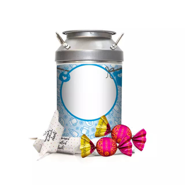 Krówki w kance - Niebieskie grzechotki i serduszka