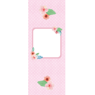 Owijki - Różowe kwiatowe kropeczki