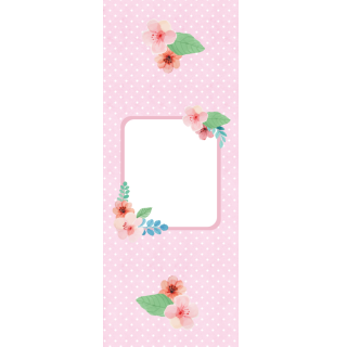 Owijki - Różowe kwiatowe kropeczki