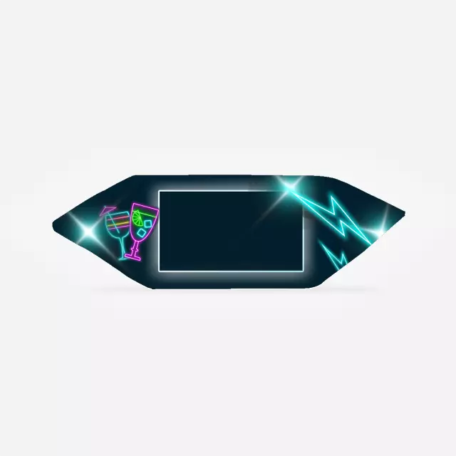 Krówki - Neonowe kieliszki