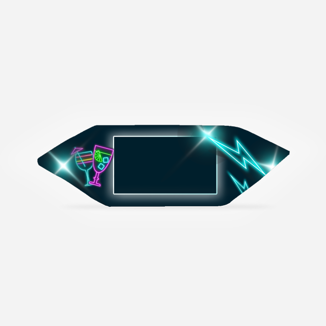 Krówki - Neonowe kieliszki