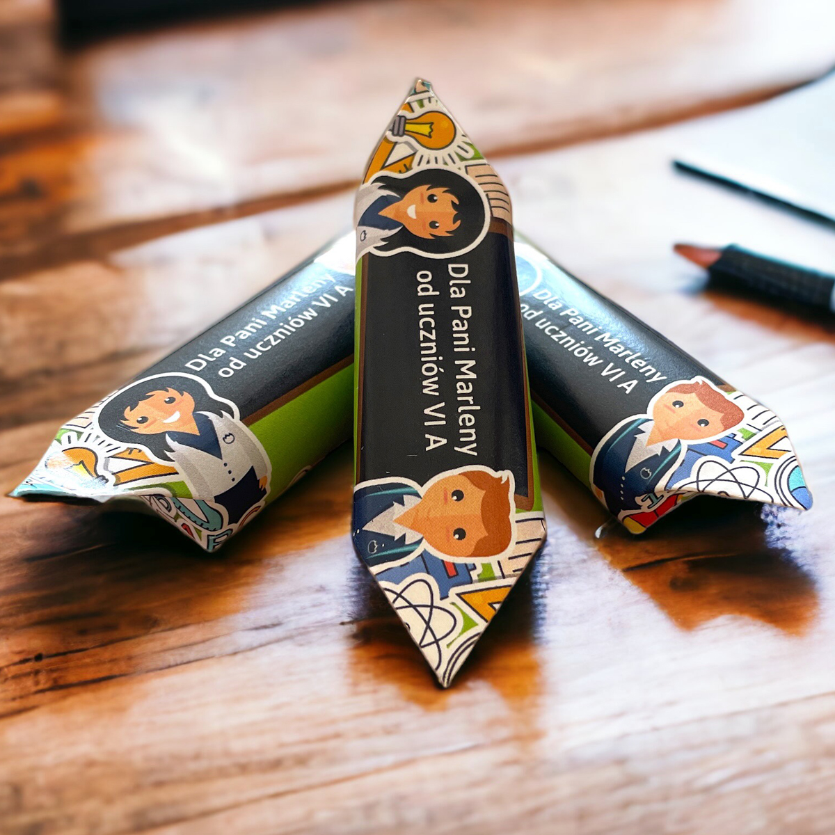 Krówki - Uczniowie przy tablicy