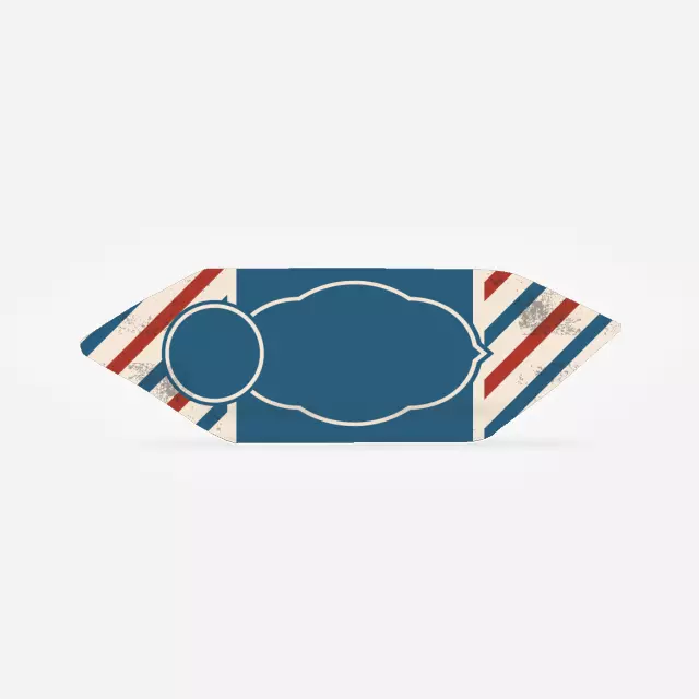 Krówki - Niebiesko czerwone paski 