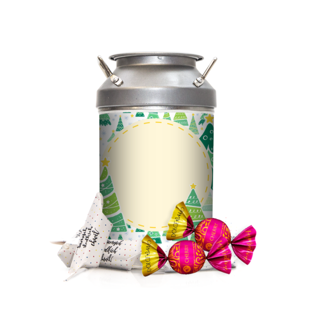 Krówki w kance - Zielone choinki