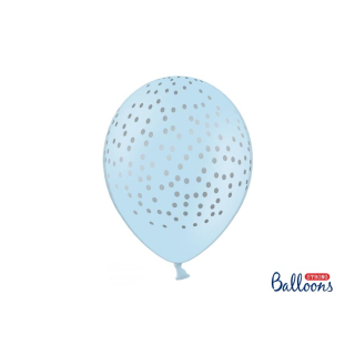 Akcesoria - Balony błękitne Pastel Baby Blue, 30 cm - 5 szt.