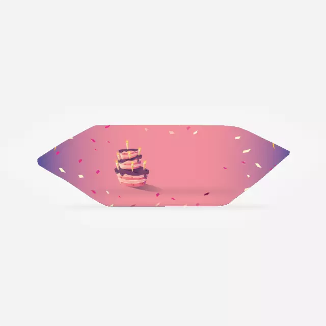 Krówki - Fioletowe konfetti