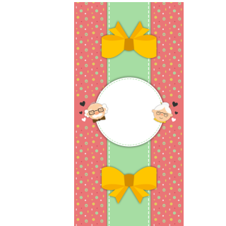 Słodkie pudełka - Uśmiechnięci dziadkowie 