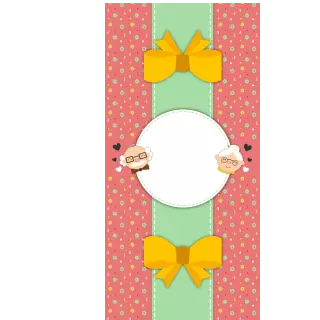 Słodkie pudełka - Uśmiechnięci dziadkowie 