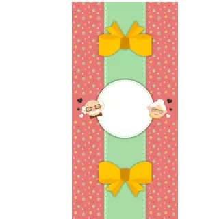 Słodkie pudełka - Uśmiechnięci dziadkowie 